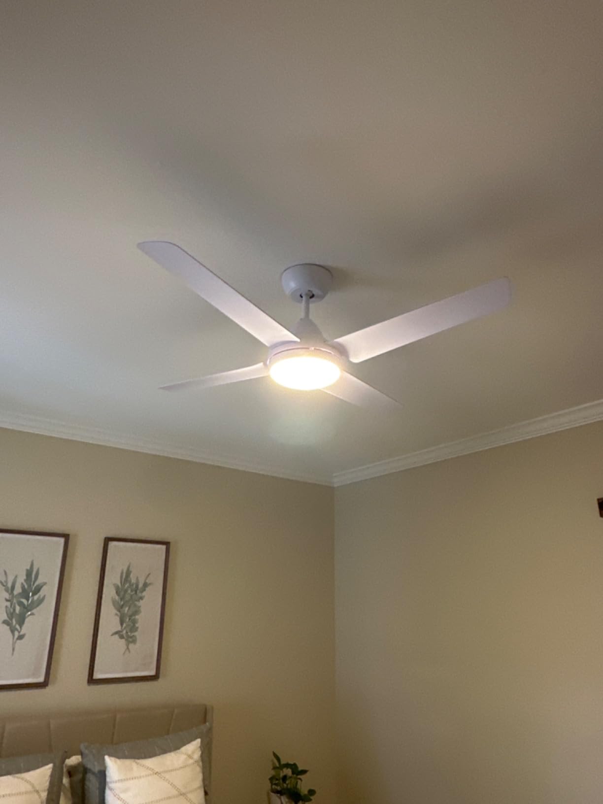 Newday 52 Inch Black IP66 Waterproof Outdoor Ceiling Fan with Light Remote customer photo 2
