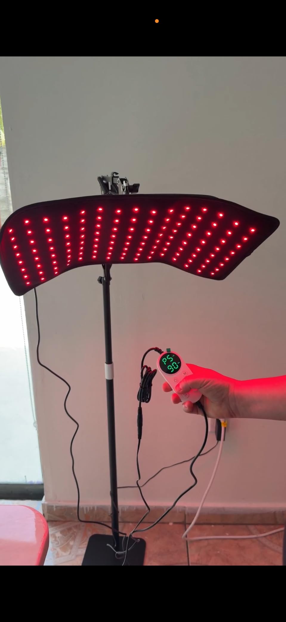 INTEO Red Light Therapy for Face and Body, Infrared Red Light Therapy Lamp | 2-in-1 Detachable Red Light Panel with Stand, 660nm 850nm Near Infrared Light Therapy for Full Body Home with Elastic Strap customer photo 2