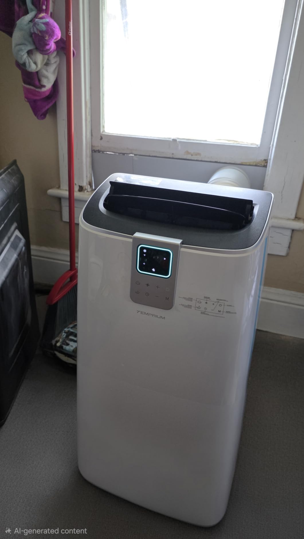 14,000 BTU Portable Air Conditioner, 4-in-1 Smart AC with WiFi | Whisper-Quiet 41 dB Cooling with App and Voice Control for Large Rooms, Apartments and Home Offices up to 750 sq. ft. customer photo 2