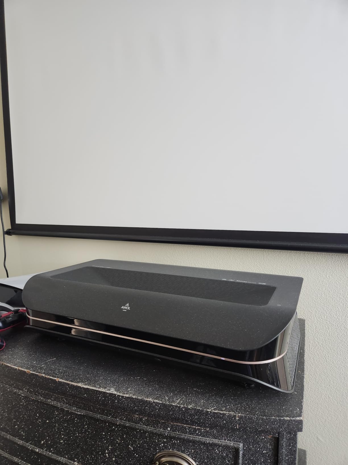 AWOL VISION Aetherion Max 4K Projector, Triple Laser UST Projector, 3300 ISO Lumens, Daytime Viewing customer photo 2