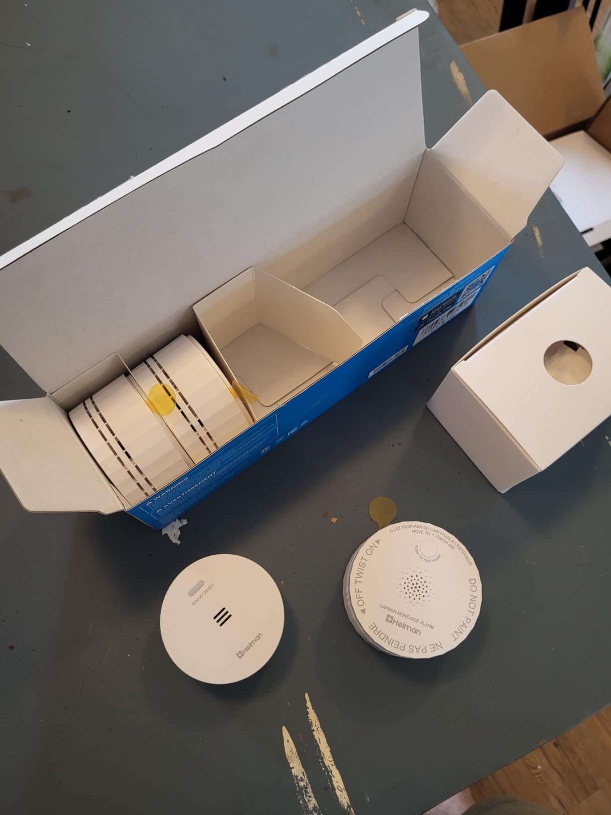 Heiman Smart Carbon Monoxide Detectors, 3-Pack Interconnected, with Gateway | Real-Time APP Alert, 2.4G Wi-Fi, Battery Operated, UL 2034 Latest, 10 Year CO Detector Life, One Sound, All Sound Alarm, C1-R customer photo 1