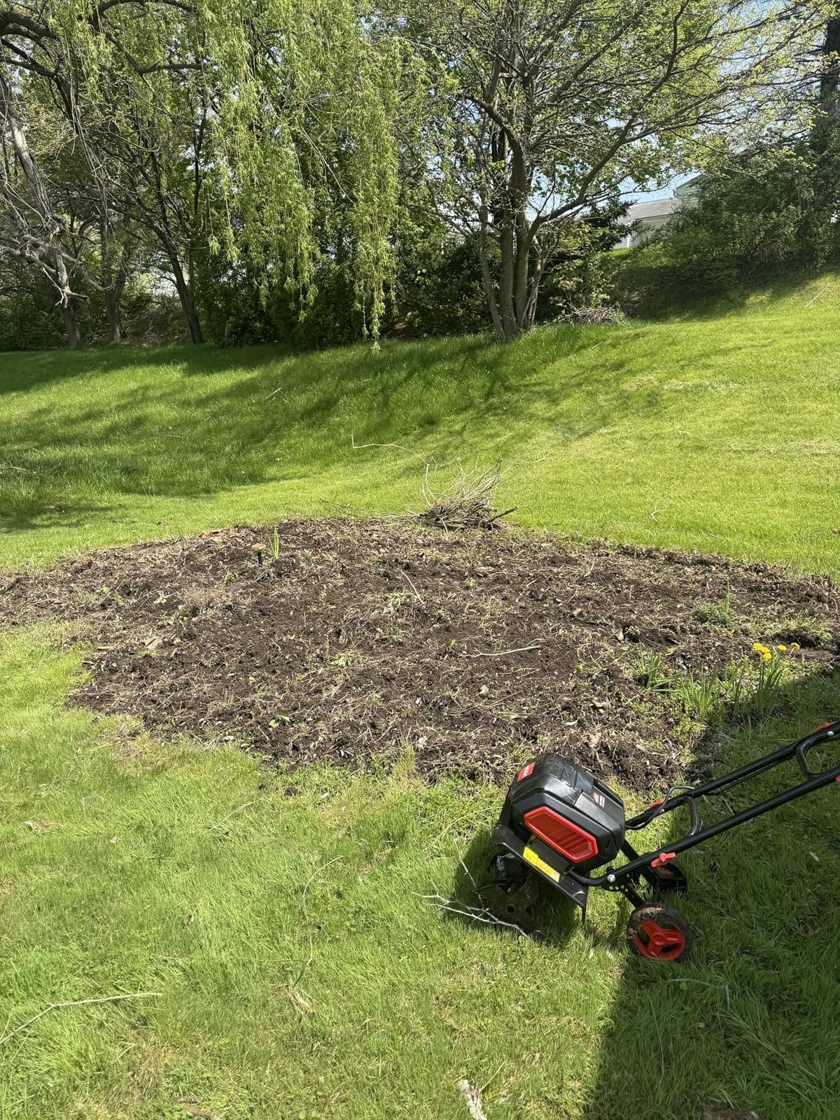 MZK 40V 12-Inch Cordless Garden Tiller Cultivator, 8.6-in Depth customer photo 2