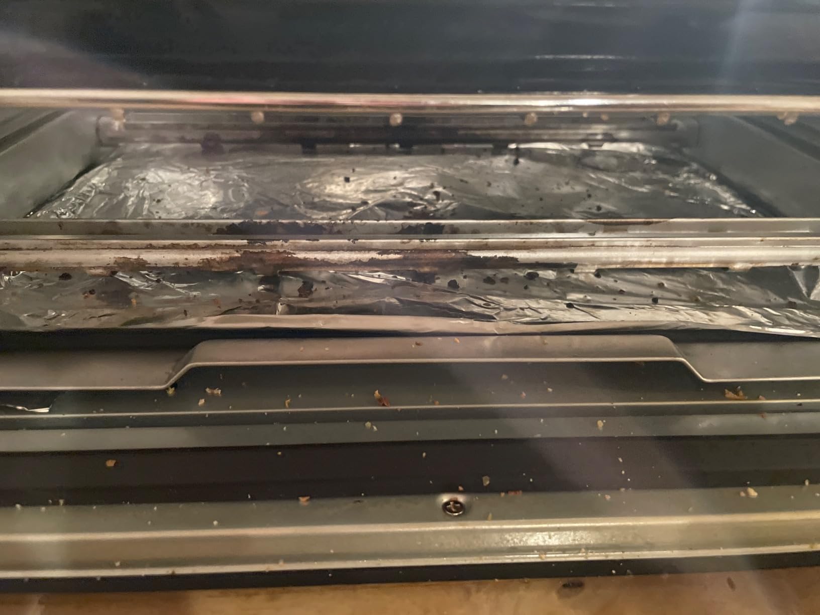 Ninja Double Oven Pro Smart XL, 30.2 Qt, 12-in-1, Onyx, DCT801BK | DualZone, Smart Finish, Fits 4.5 lb chicken, Air fry, bake, broil, roast, toast, pizza customer photo 1