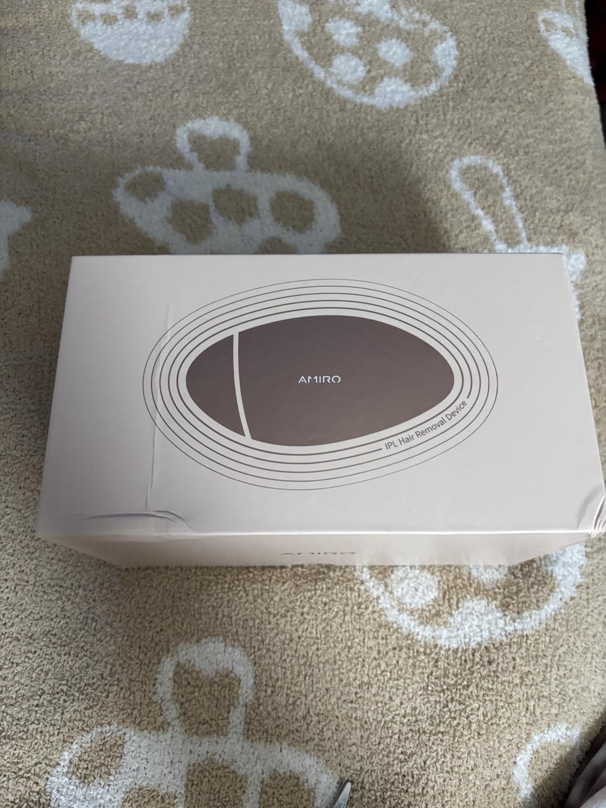 AMIRO IPL Hair Removal Device | Skin Sensor Auto-adjusts Energy, 4.8J/cm² High Power Targets Coarse, Stubborn hair, Ice-Cooling, At-home Use customer photo 1