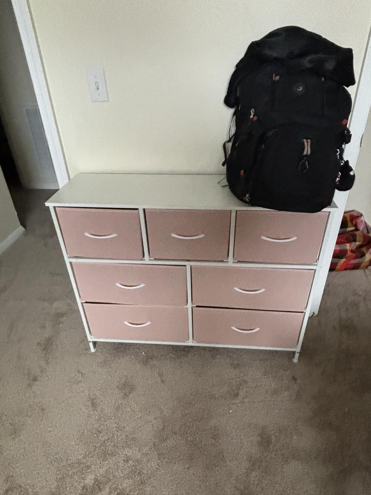 OLIXIS 7 Drawer Fabric Dresser, Storage Tower for Bedroom and Closet customer photo 2