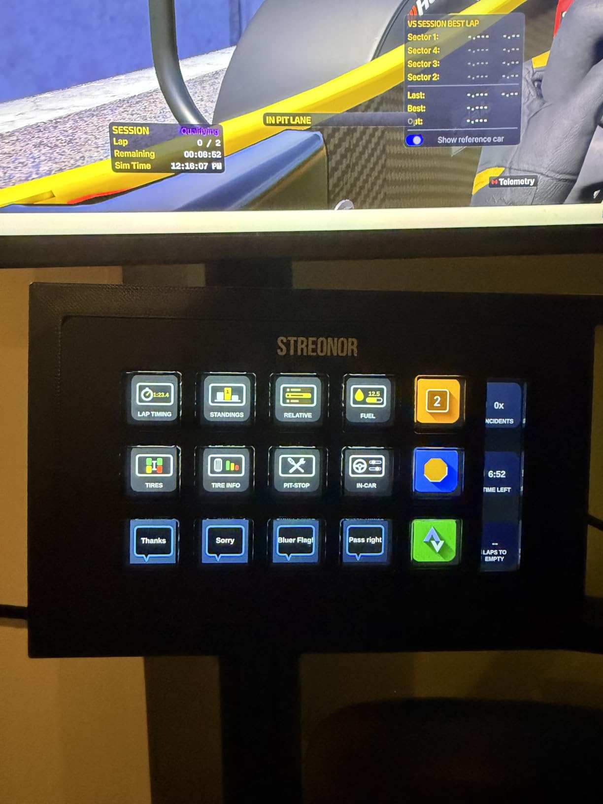 Streonor S15 Stream Controller, 15-Key LCD Studio Control Deck, Black | Programmable Macro Pad, Hotkey Soundboard Keypad with 3 Status Displays for OBS, Twitch, YouTube, Audio Control, PC & Mac customer photo 1