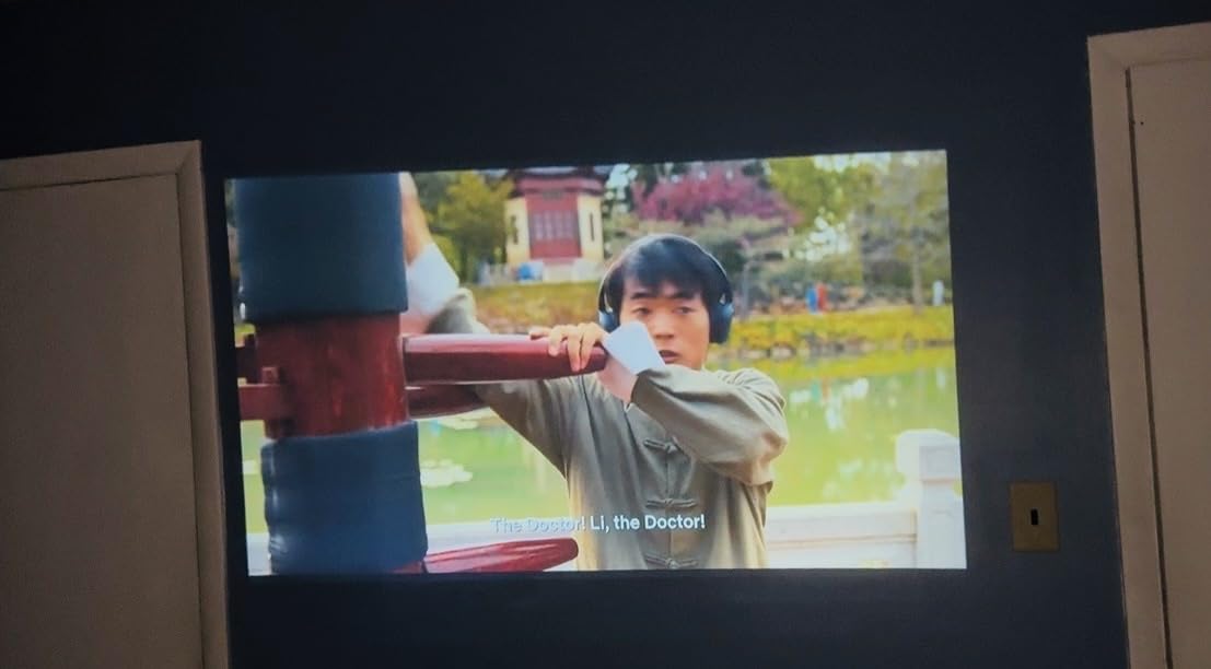 4K Smart Projector Daylight Home Theater, 2400 ANSI Lumens, eARC, HDR10+ customer photo 1