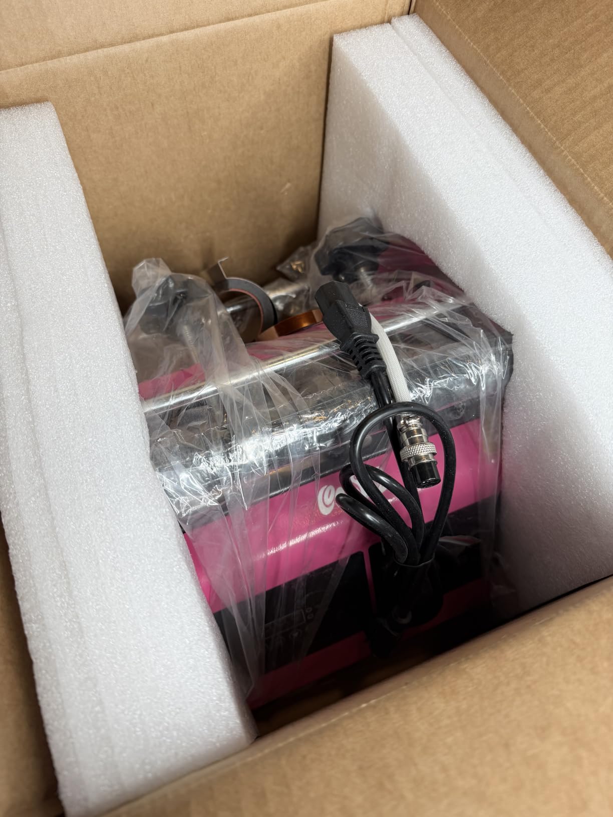 CoolSub 3 in 1 40oz Tumbler Heat Press Machine, Mug Press Sublimation Machine for 1.5oz 40oz, Tumbler Press Heat Transfer Print for Sublimation Tumblers, Cups, Mugs Hot Pink customer photo 2