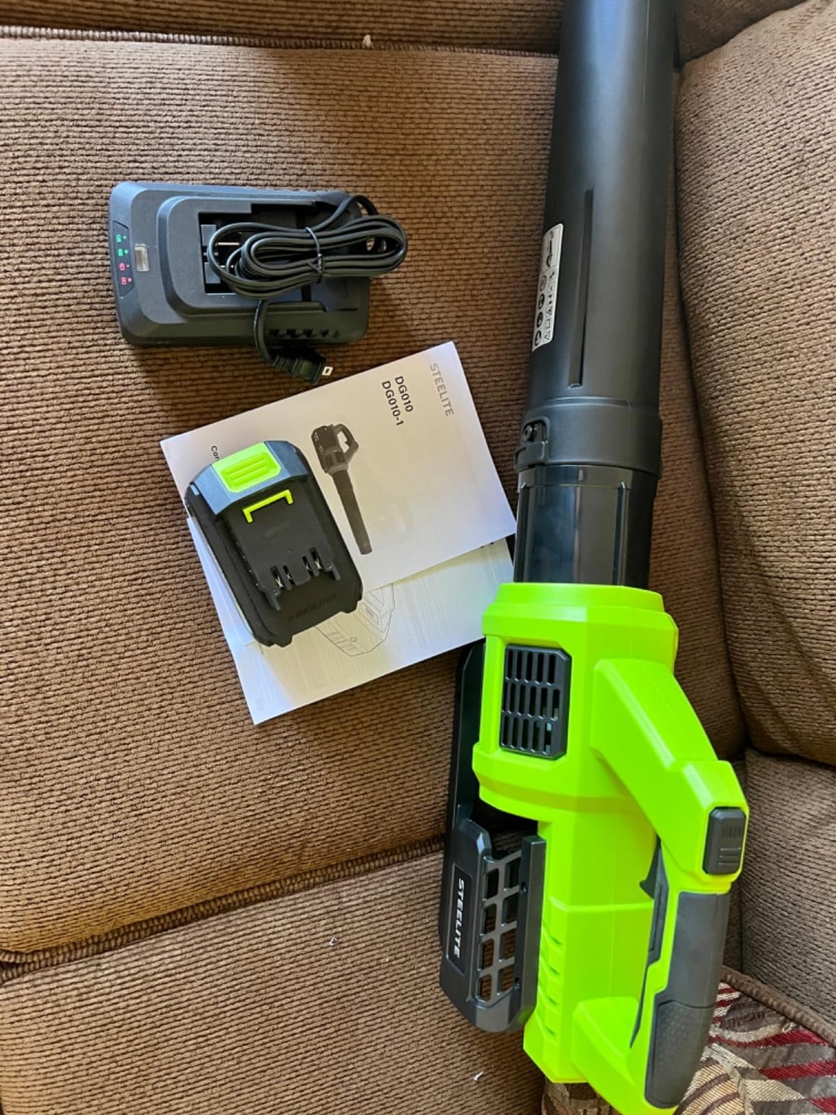 STEELITE Cordless Lawn Mower, 20V Battery Powered Lawn Mower 13 Inch with 2 x 4.0Ah Batteries & Charger, Brushless Electric Lawn Mower, Up to 50 Min Runtime customer photo 1