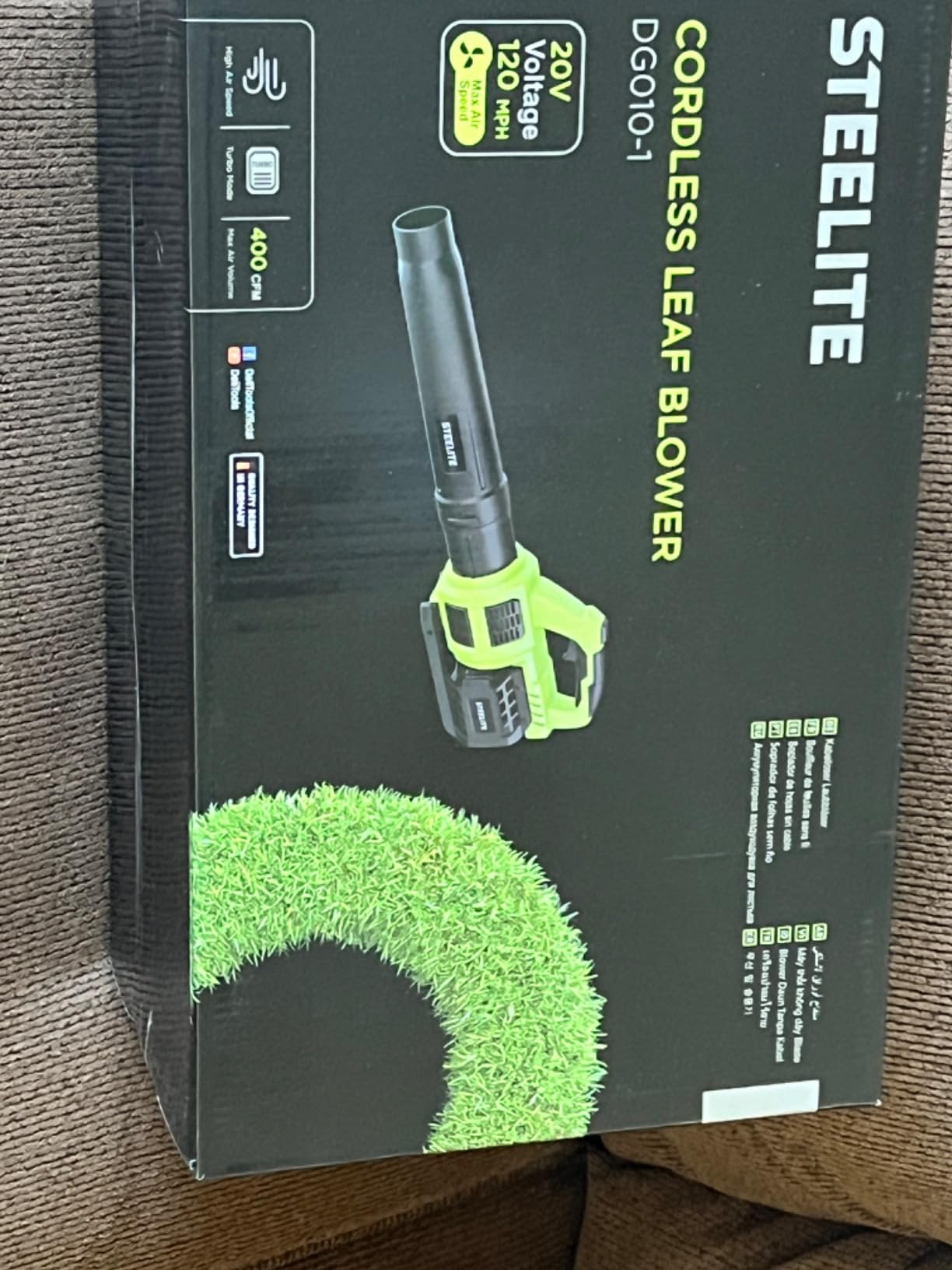 STEELITE Cordless Lawn Mower, 20V Battery Powered Lawn Mower 13 Inch with 2 x 4.0Ah Batteries & Charger, Brushless Electric Lawn Mower, Up to 50 Min Runtime customer photo 2