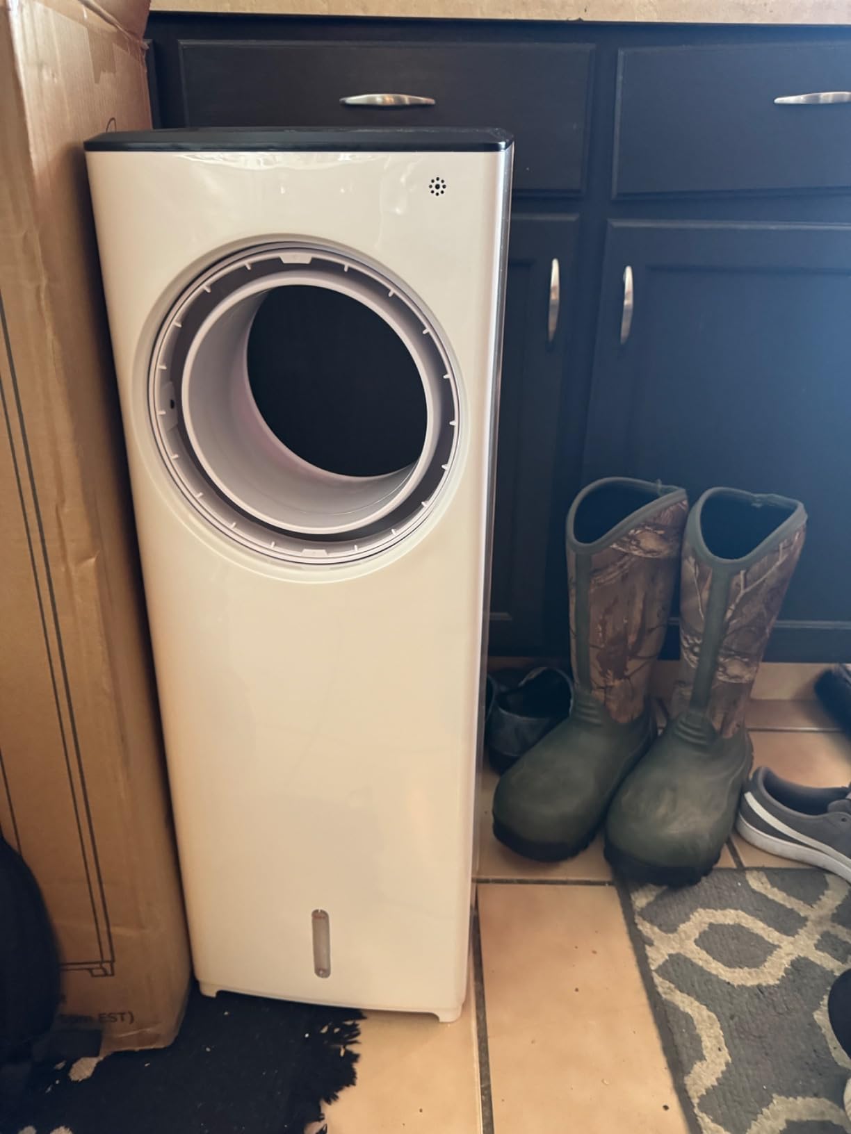 Windowless Air Conditioner Portable 1800CFM w/4 Modes&3 Speeds, 15H Timer, 3 Gal Tank for 24H Cooling 600Sq.Ft, 120°Swing Swamp Cooler Air Conditioner customer photo 2