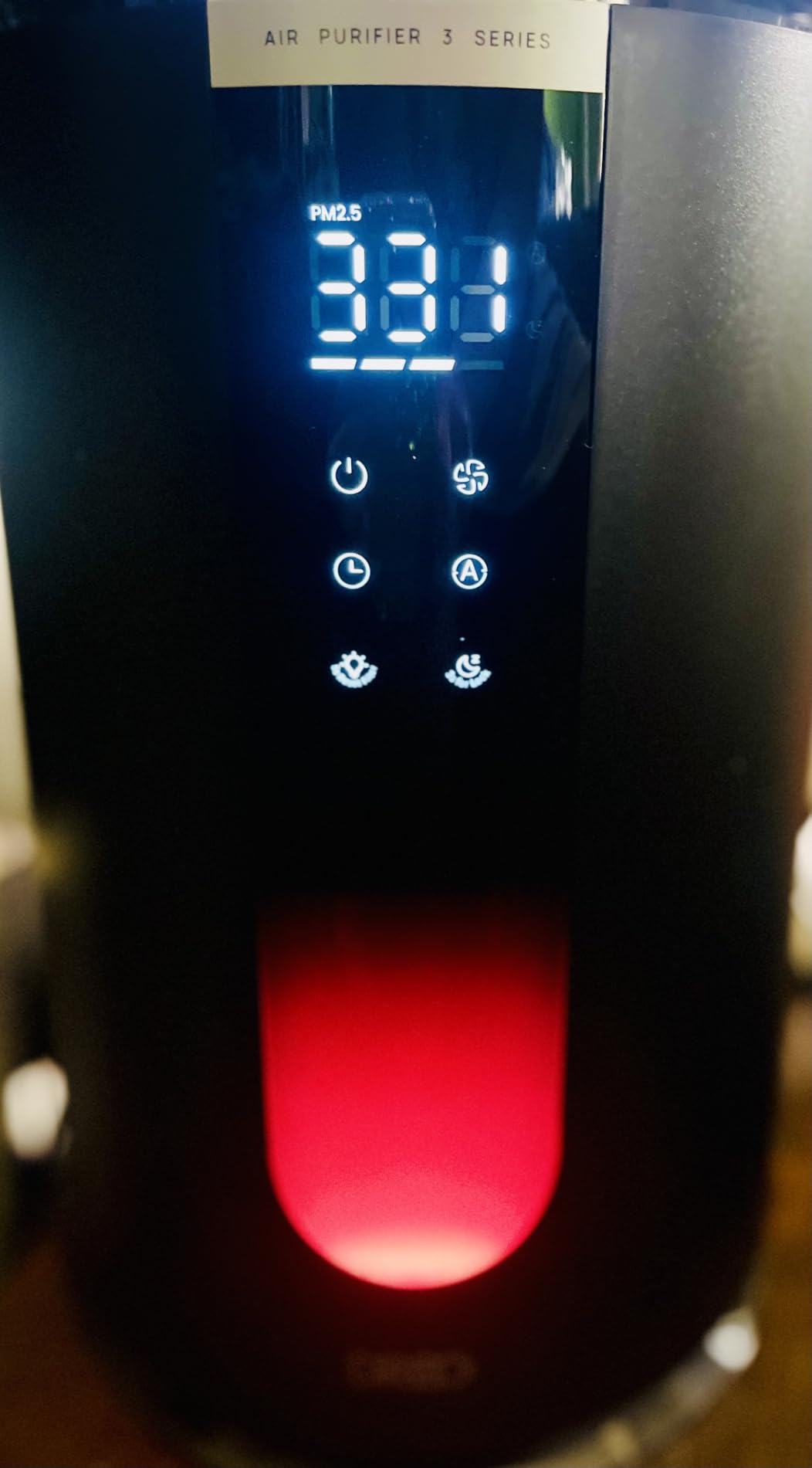 DREO Air Purifier for Home, HEPA Sleep Mode, AHAM VERIFIDE Air Purifiers for Bedroom, Pets, Smoke, Dust, Pollen & Odors, PM2.5 Monitor, Auto & Turbo Mode, 4 Speeds, Scent Diffuser, DR-HAP008(Dreo 338) customer photo 2