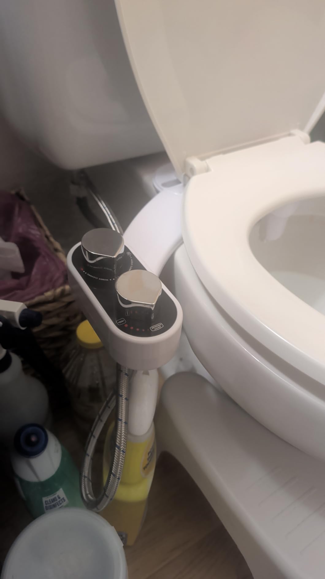 CLEAR REAR Bidet Attachment for Toilet Seat - Non-Electric with Self Cleaning Dual Nozzles, Leak Proof Connectors, Adjustable Water Spray, Rear & Feminine Wash - Hygienic Bathroom Upgrades customer photo 2
