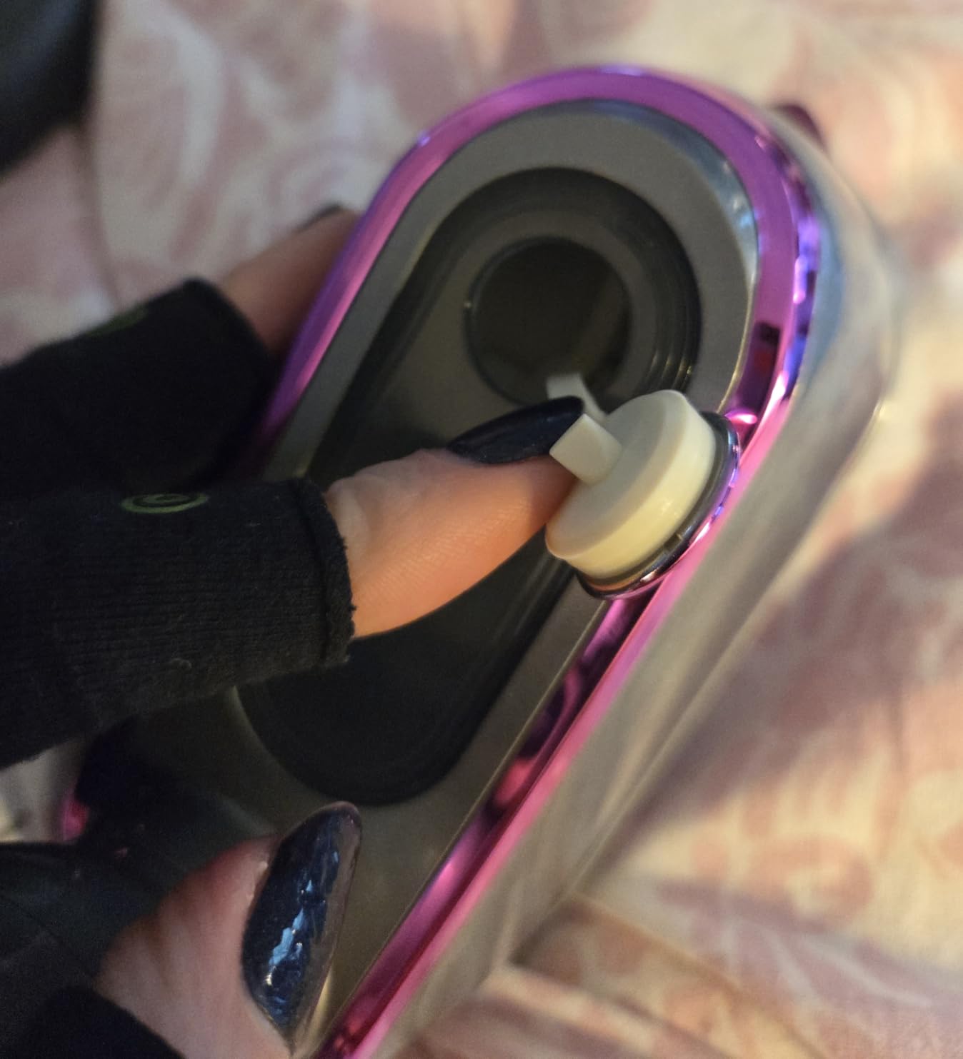 OGHom Travel Steamer for Clothes, 1200W Portable Handheld Garment Steamer with LCD Display, 4 Steam Levels & Dry Iron Mode, 20s Fast Heat-Up, 150ml Water Tank, Large Ceramic Heat Panel, Only for 120V customer photo 1