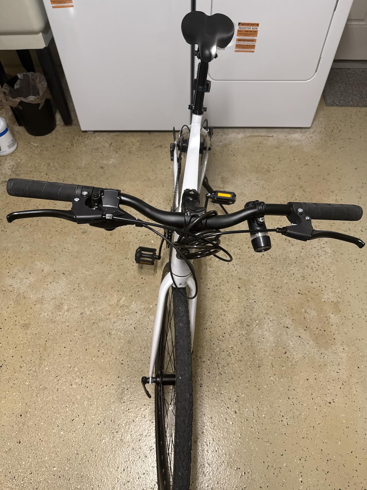Adult Hybrid Bike for Men, 700C 8-Speed Aluminum Frame City Commuter Bike customer photo 2
