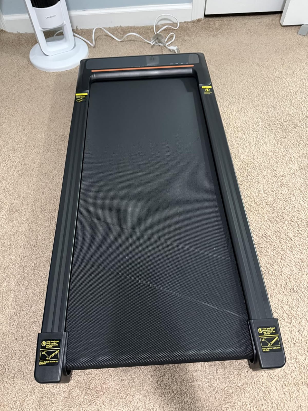 Walking Pad Treadmill with Auto Incline 12%-12Level, Quiet BLDC EvoDrive | Under Desk Treadmills for Home, Full Metrics Large Display, Extra-Large Belt, Quadra Cushion, APP Control, 300 lbs Capacity customer photo 2