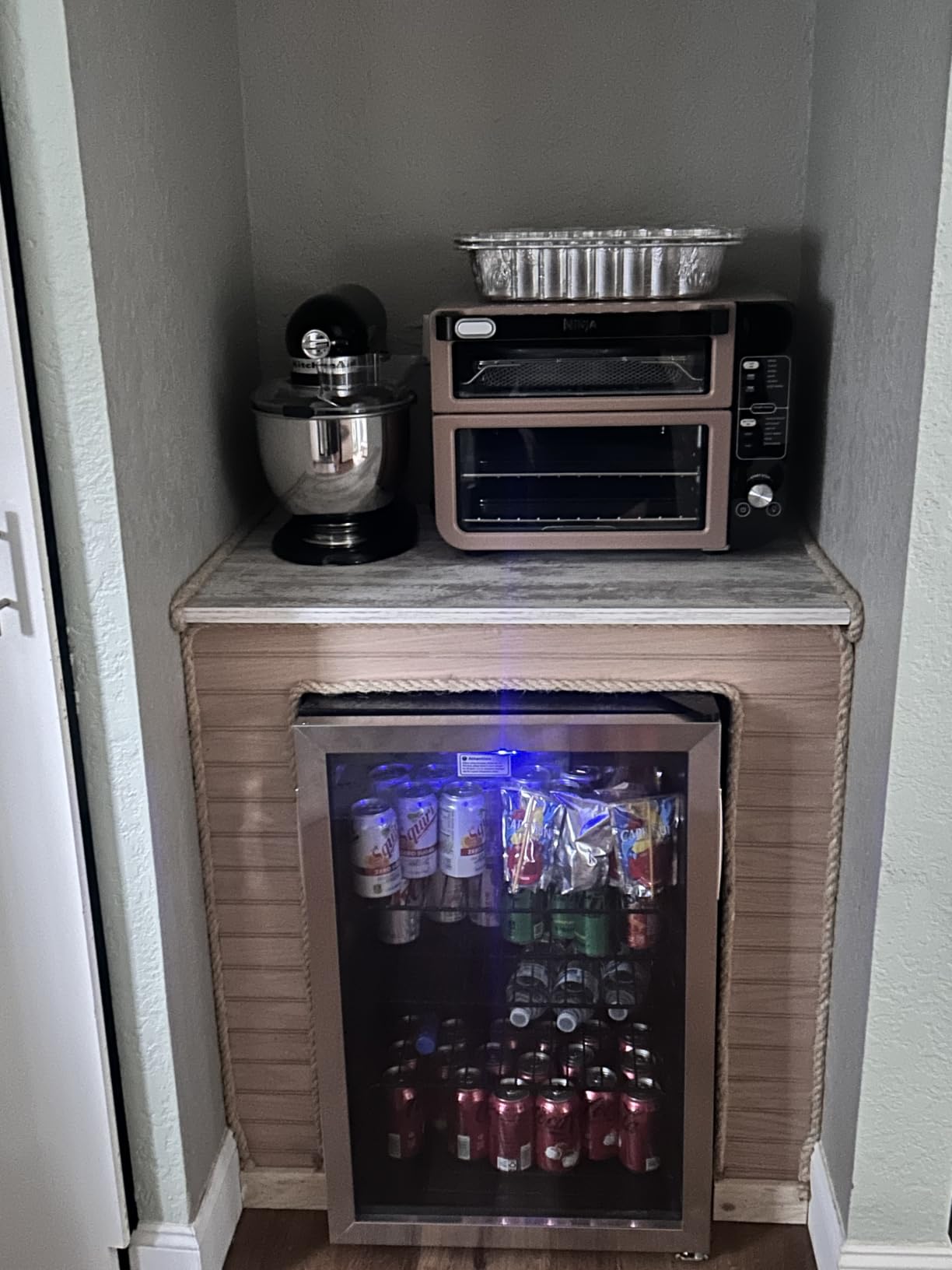 Feelfunn 3.2 Cu. Ft. Beverage Refrigerator, 126-Can Mini Fridge, 34-64°F customer photo 2