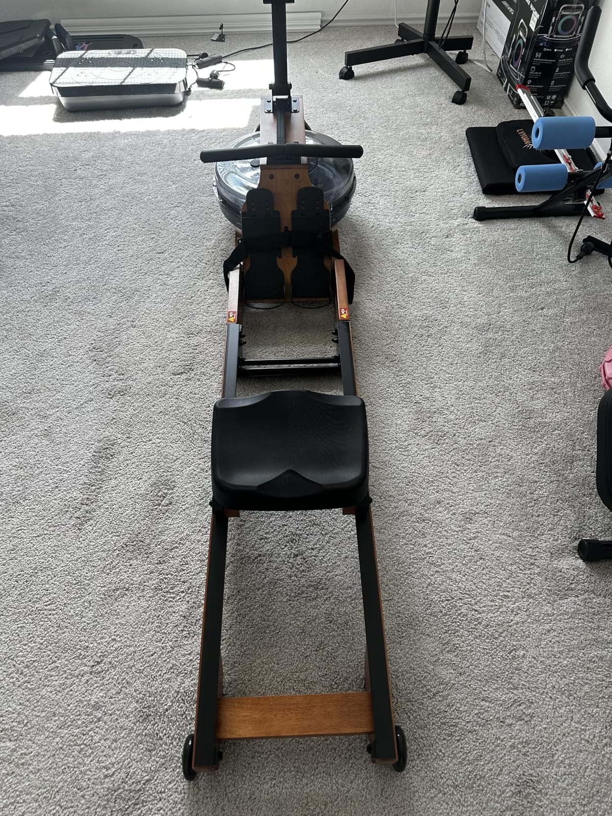 Wenoker Water Rowing Machine, Foldable Saving,Immersive Water Rower customer photo 1