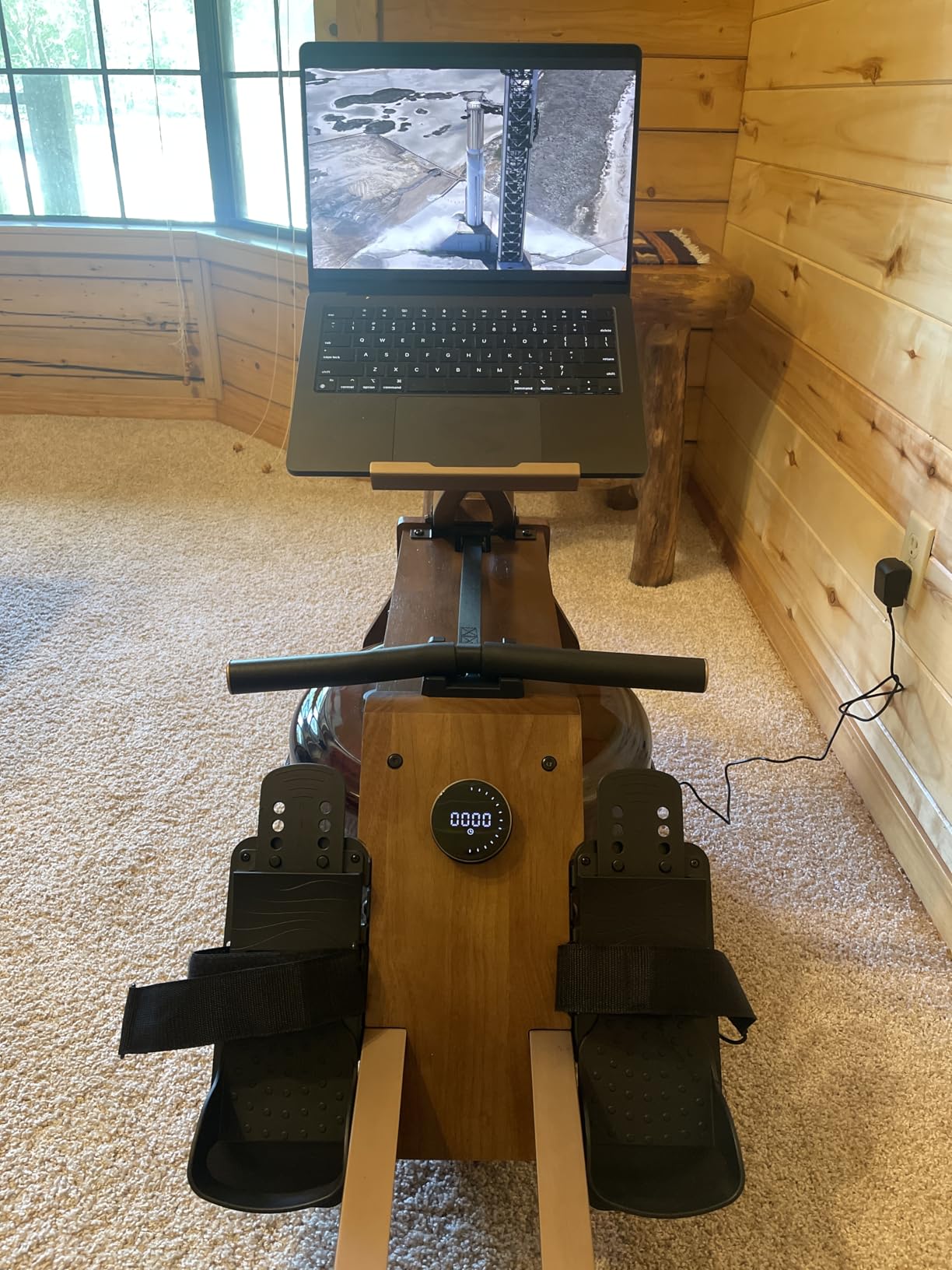 Wenoker Water Rowing Machine, Foldable Saving,Immersive Water Rower customer photo 2