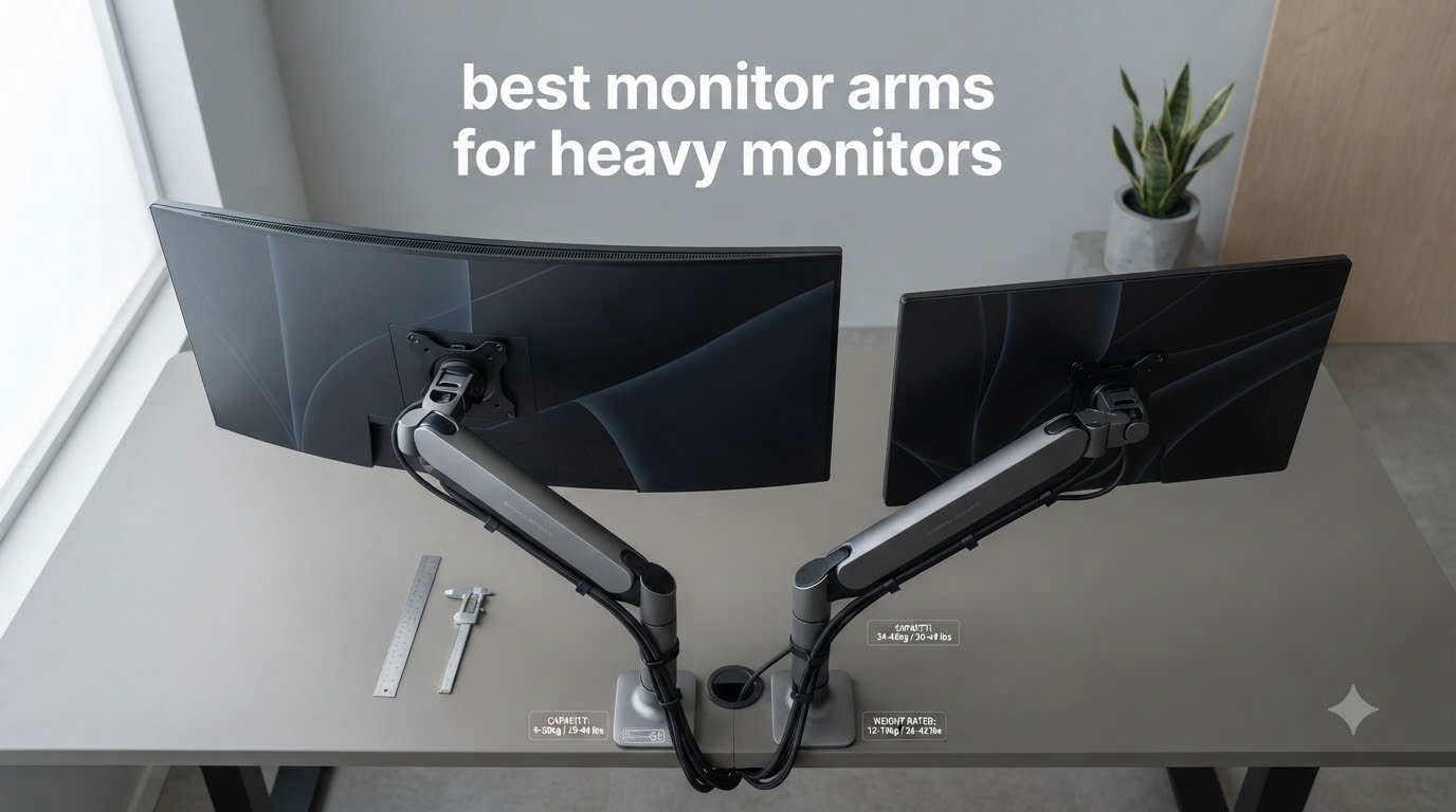 best monitor arms for heavy monitors