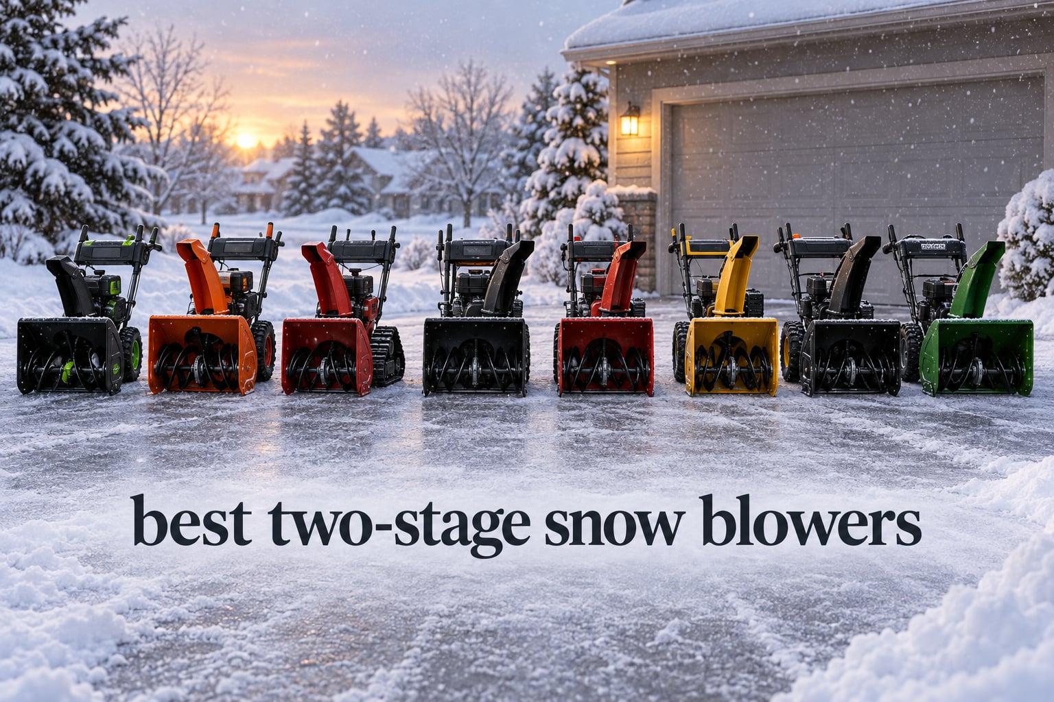 best two-stage snow blowers