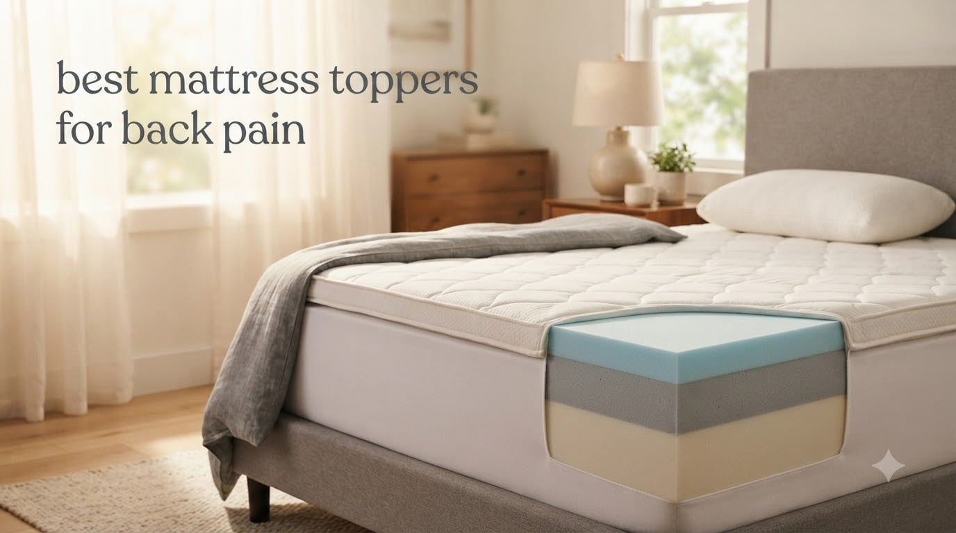 best mattress toppers for back pain