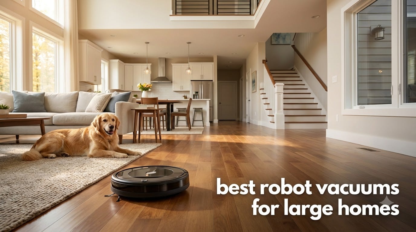 best robot vacuums for large homes