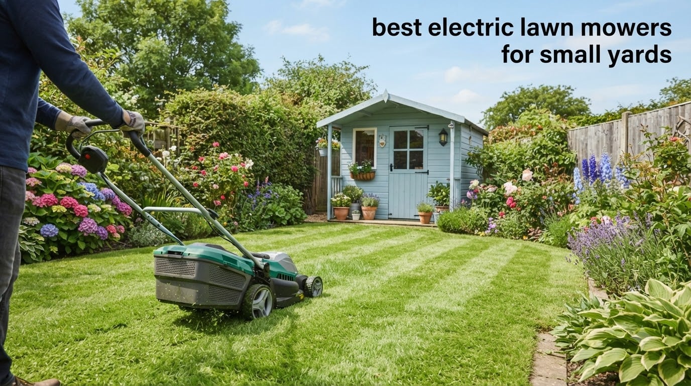 best electric lawn mowers for small yards