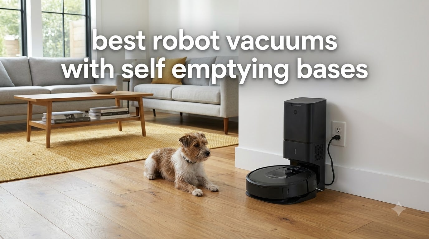 best robot vacuums with self emptying bases