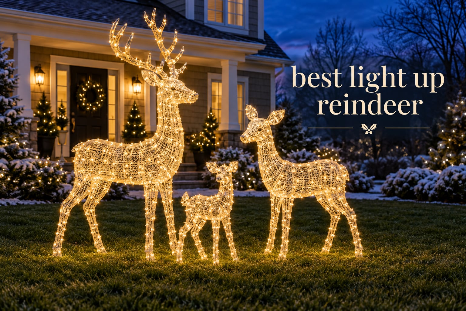best light up reindeer