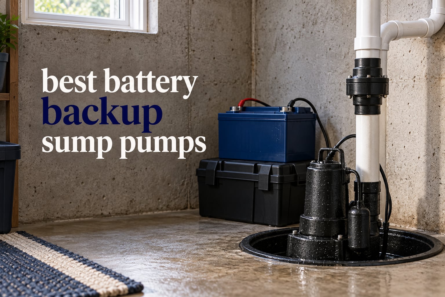 best battery backup sump pumps