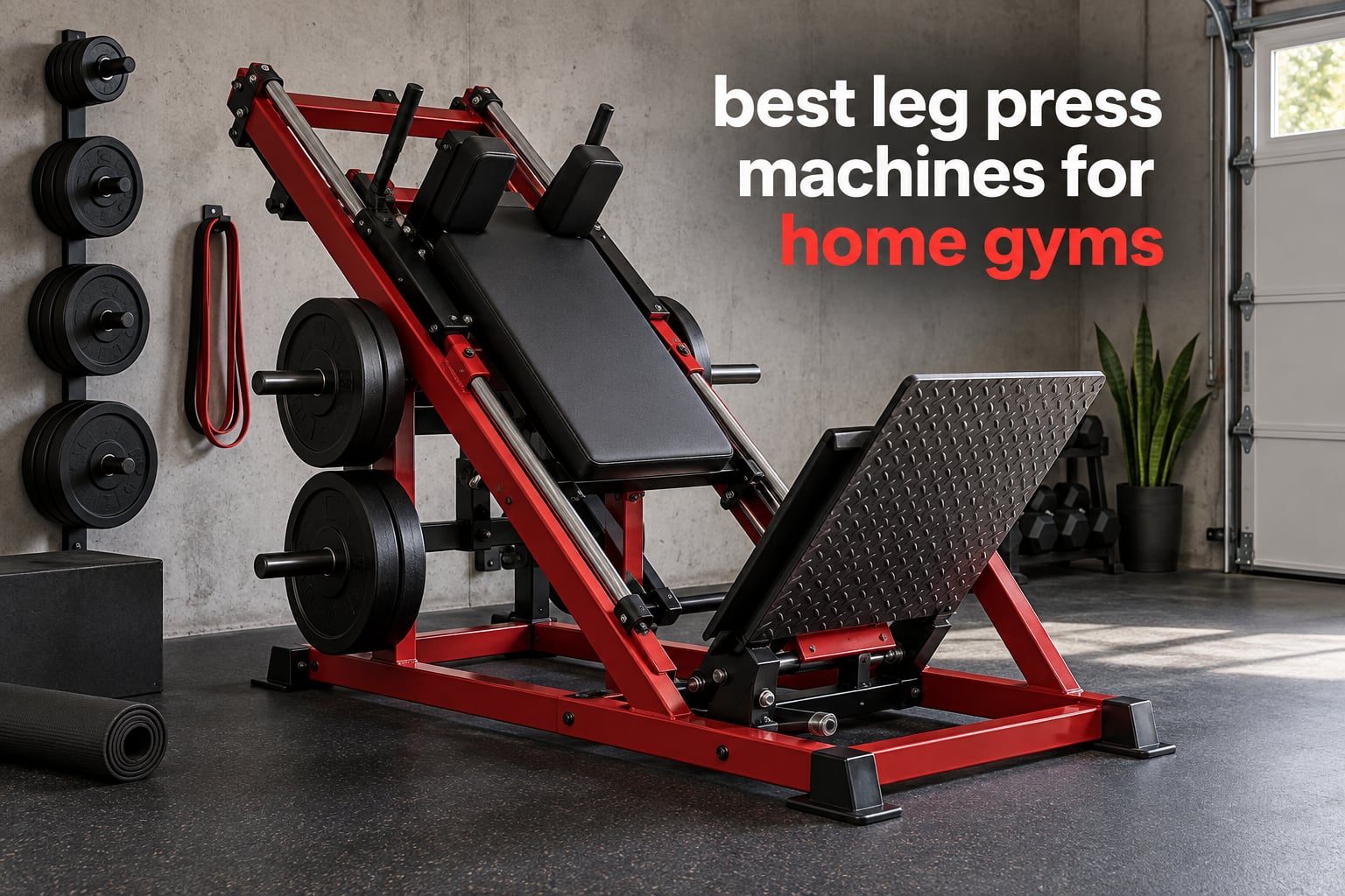 best leg press machines for home gyms