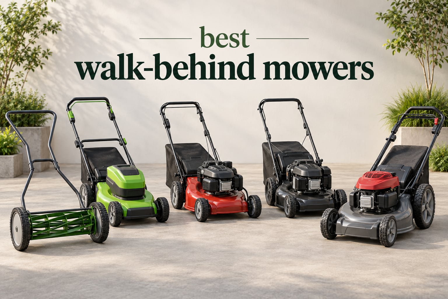 best walk-behind mowers