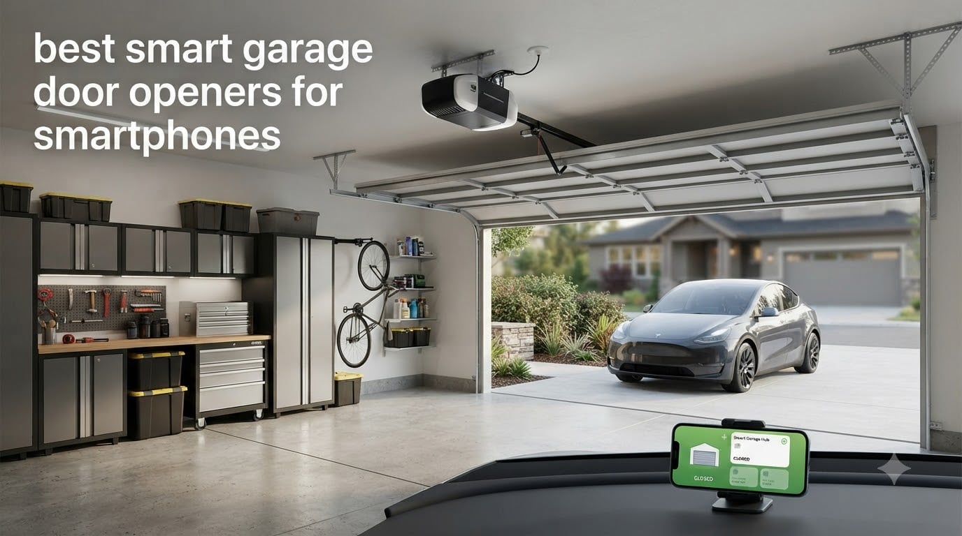 best smart garage door openers for smartphones