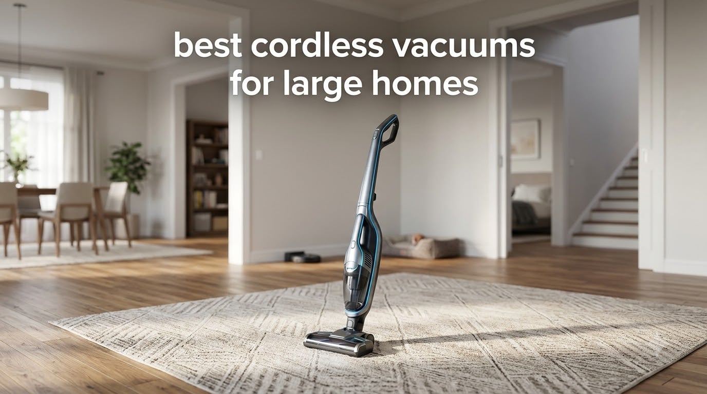 best cordless vacuums for large homes