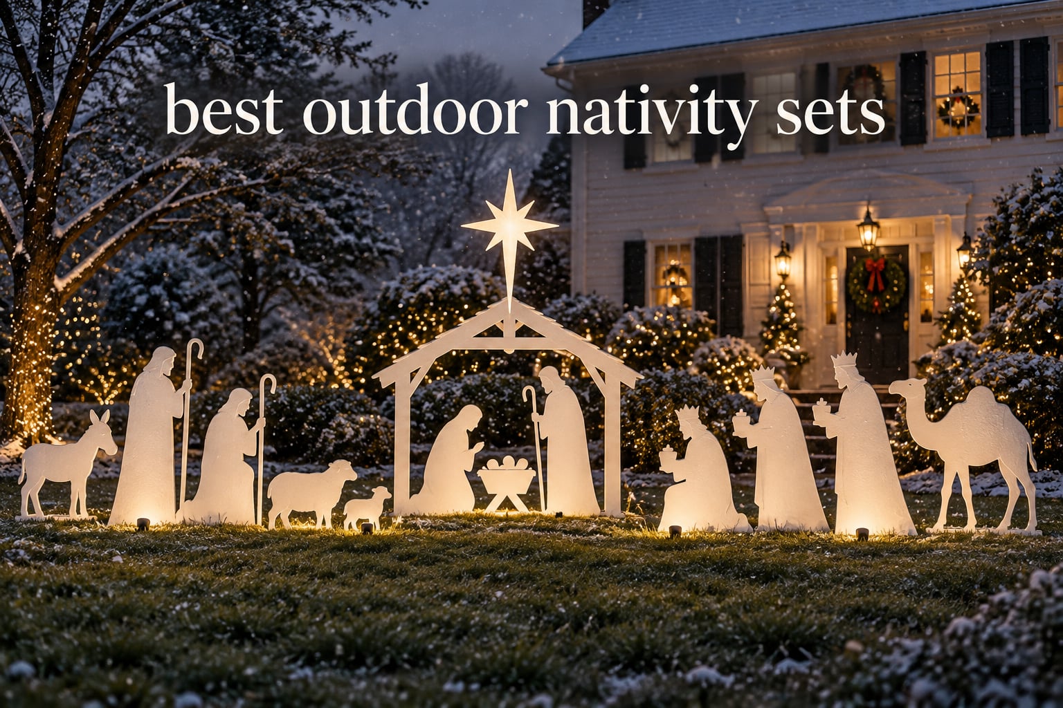best outdoor nativity sets