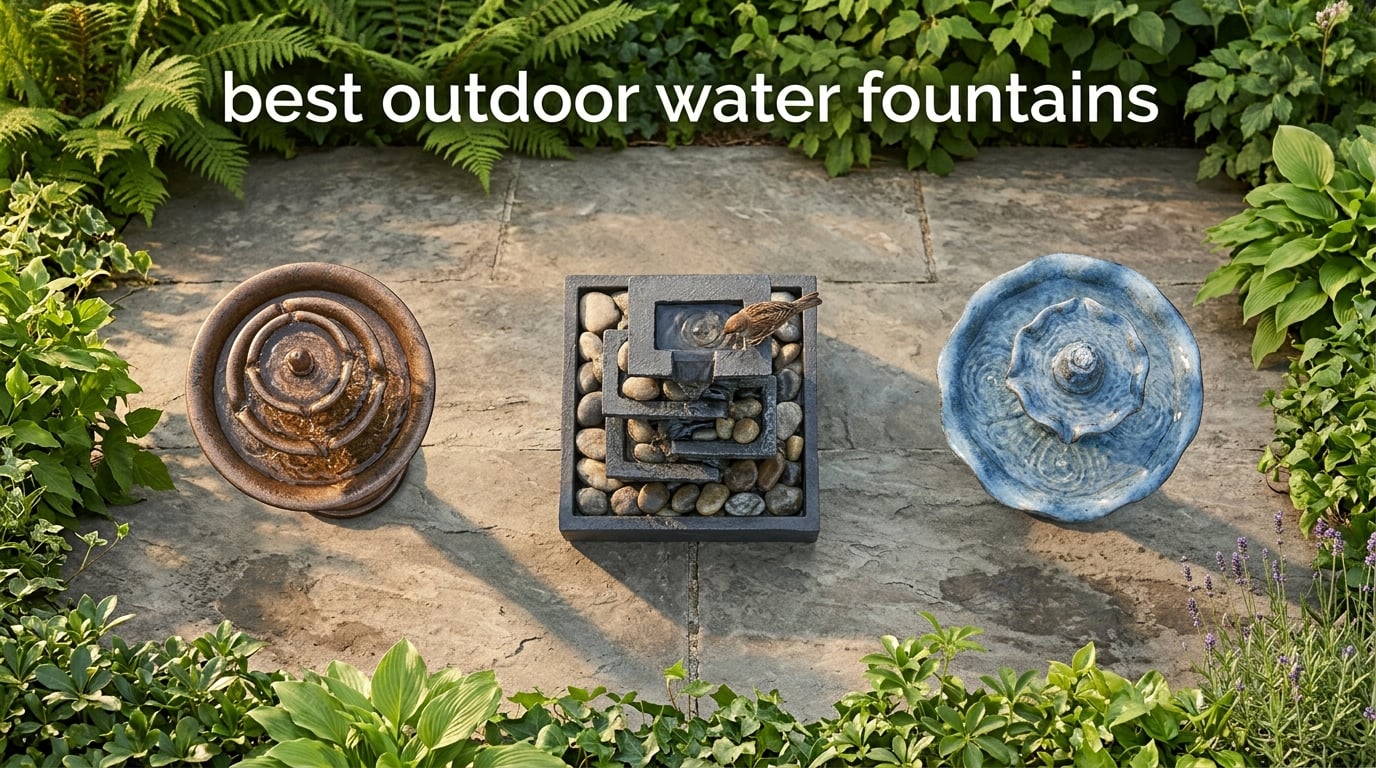 best outdoor water fountains
