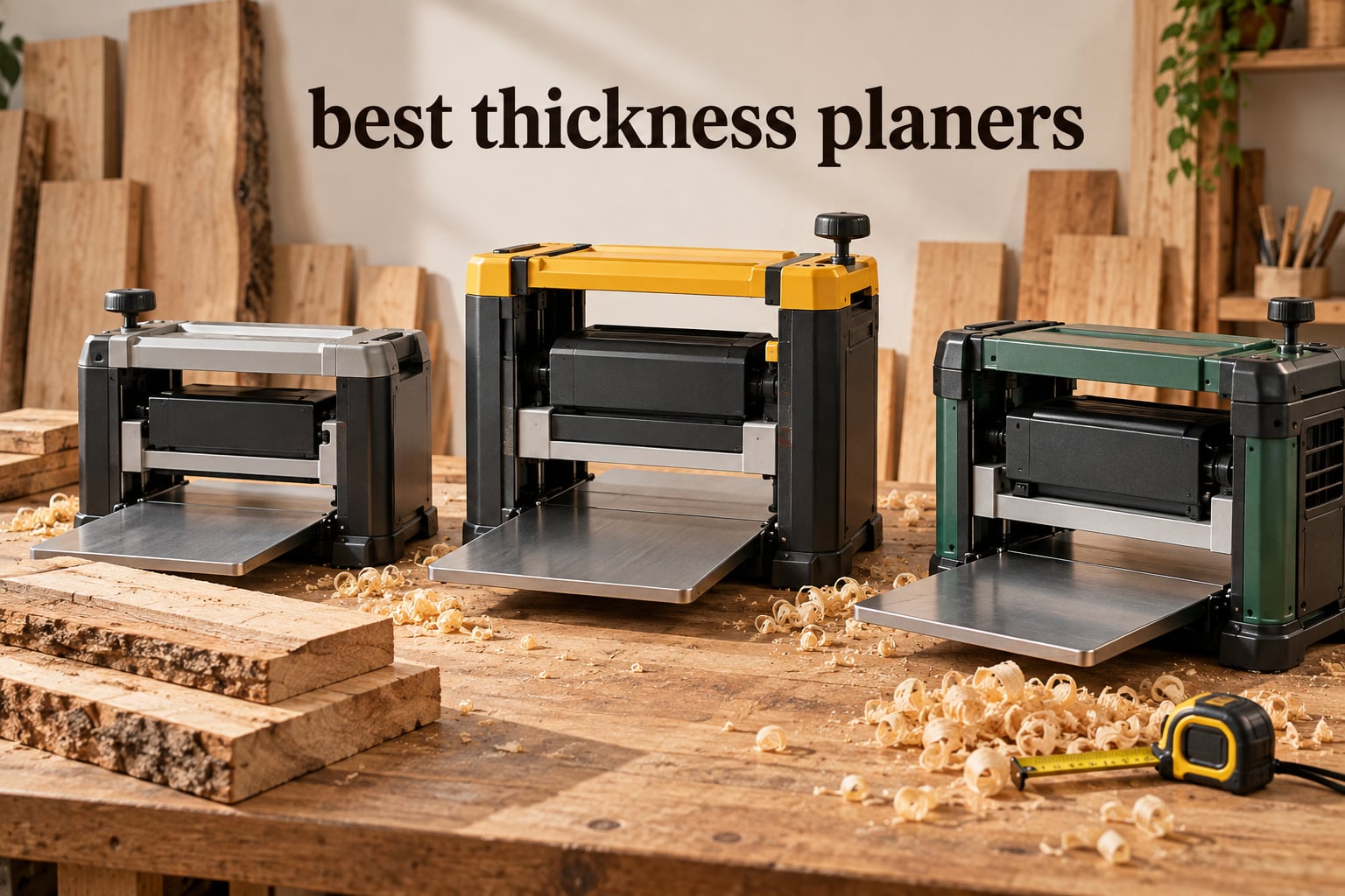 best thickness planers