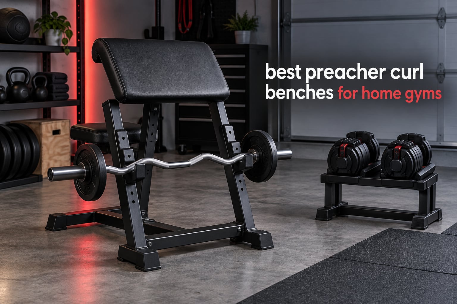 best preacher curl benches for home gyms