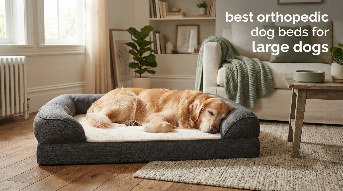 best orthopedic dog beds for large dogs