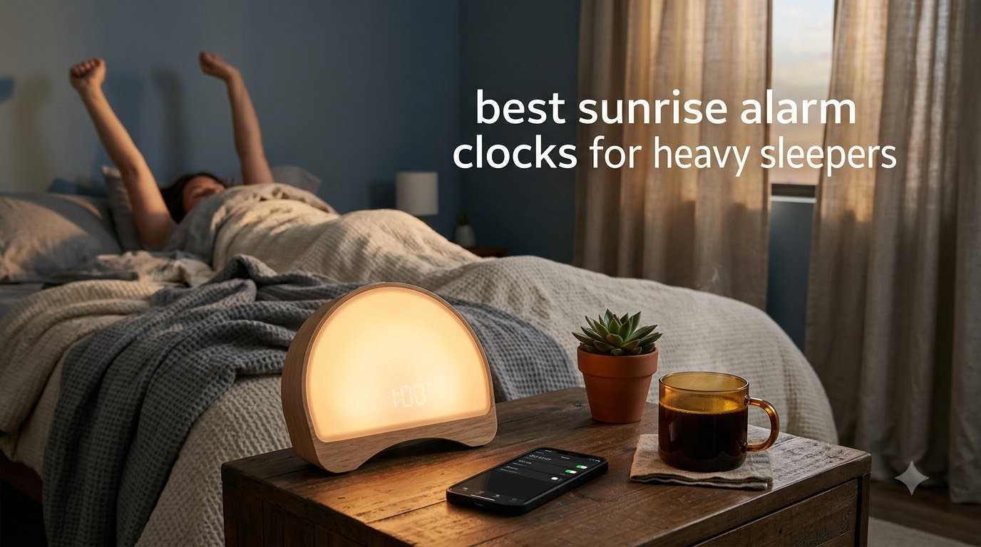 best sunrise alarm clocks for heavy sleepers