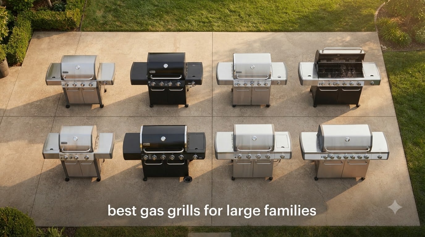 best gas grills for large families