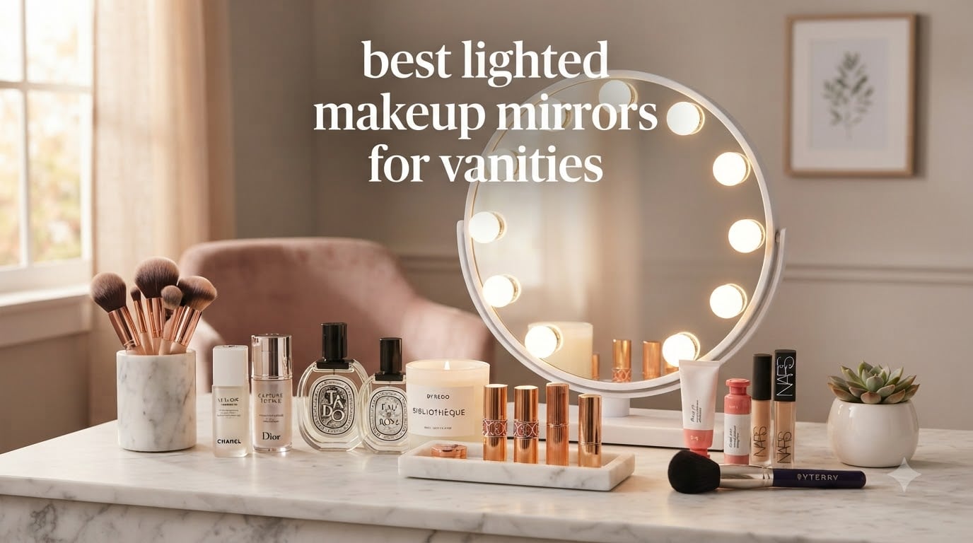 best lighted makeup mirrors for vanities