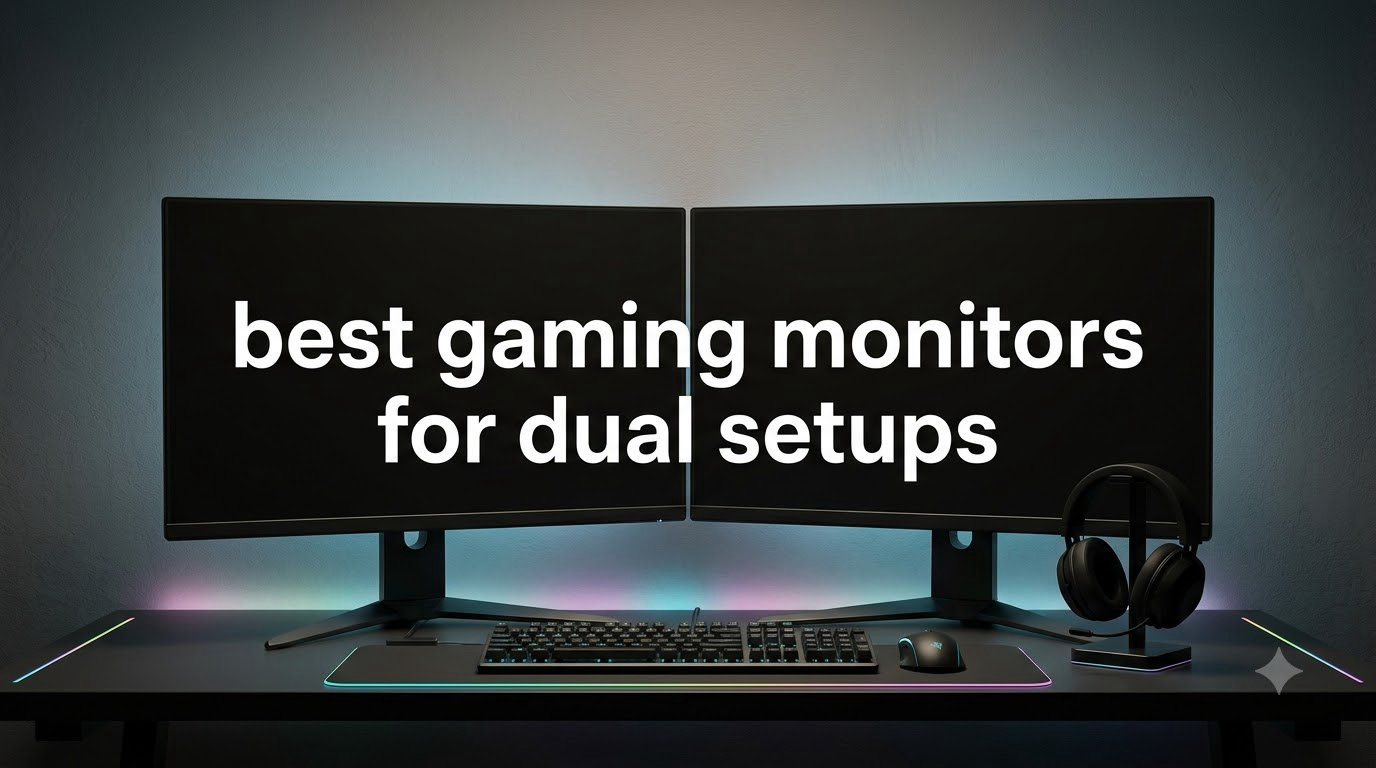 best gaming monitors for dual setups