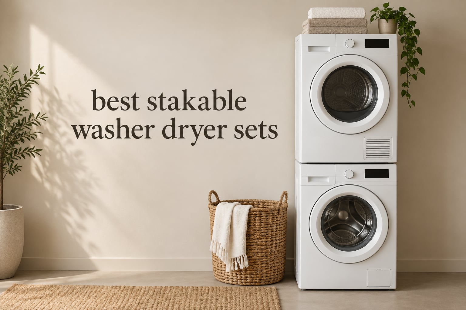 best stackable washer dryer sets