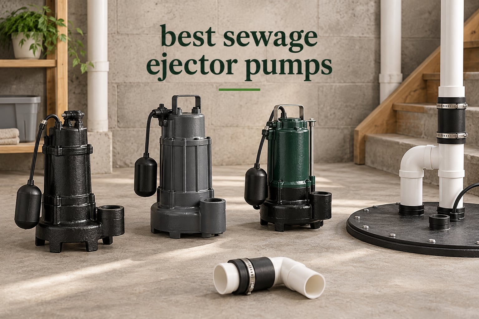 best sewage ejector pumps