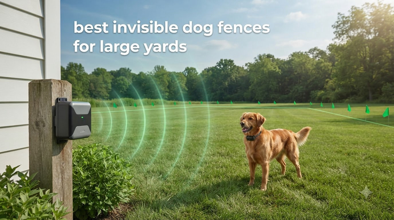 best invisible dog fences for large yards