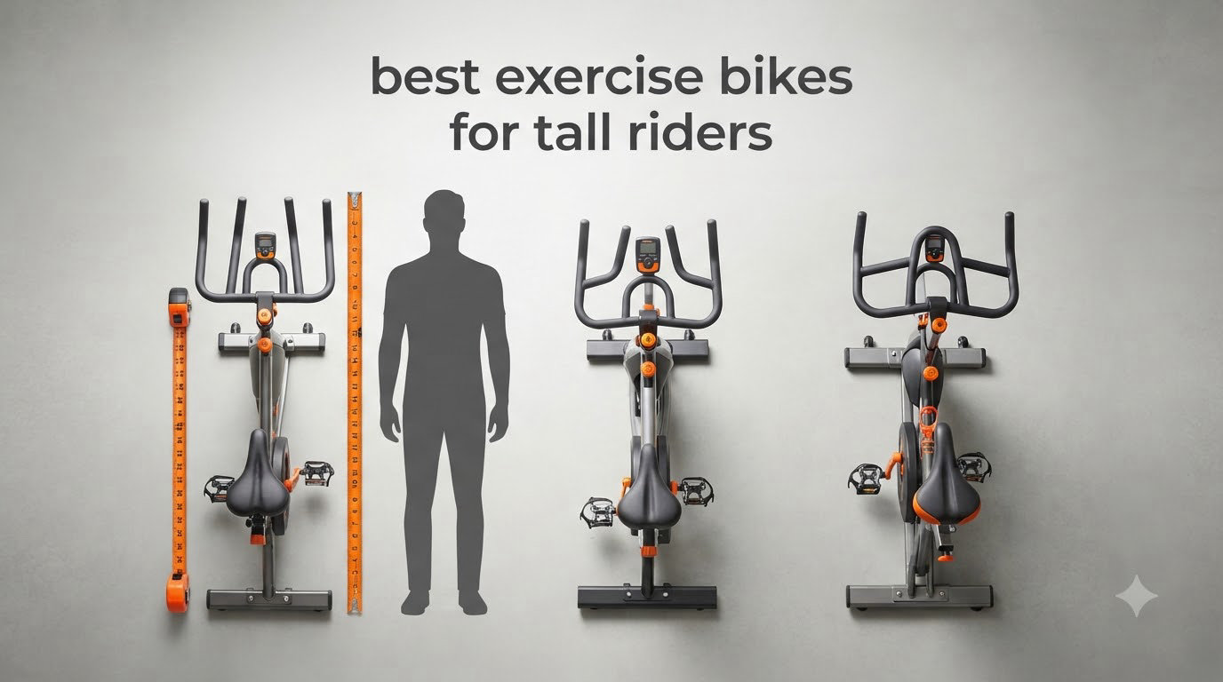 best exercise bikes for tall riders