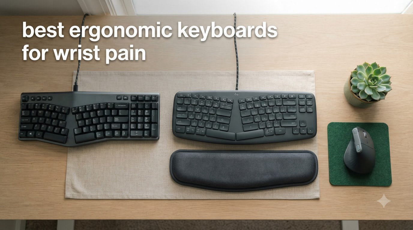 best ergonomic keyboards for wrist pain