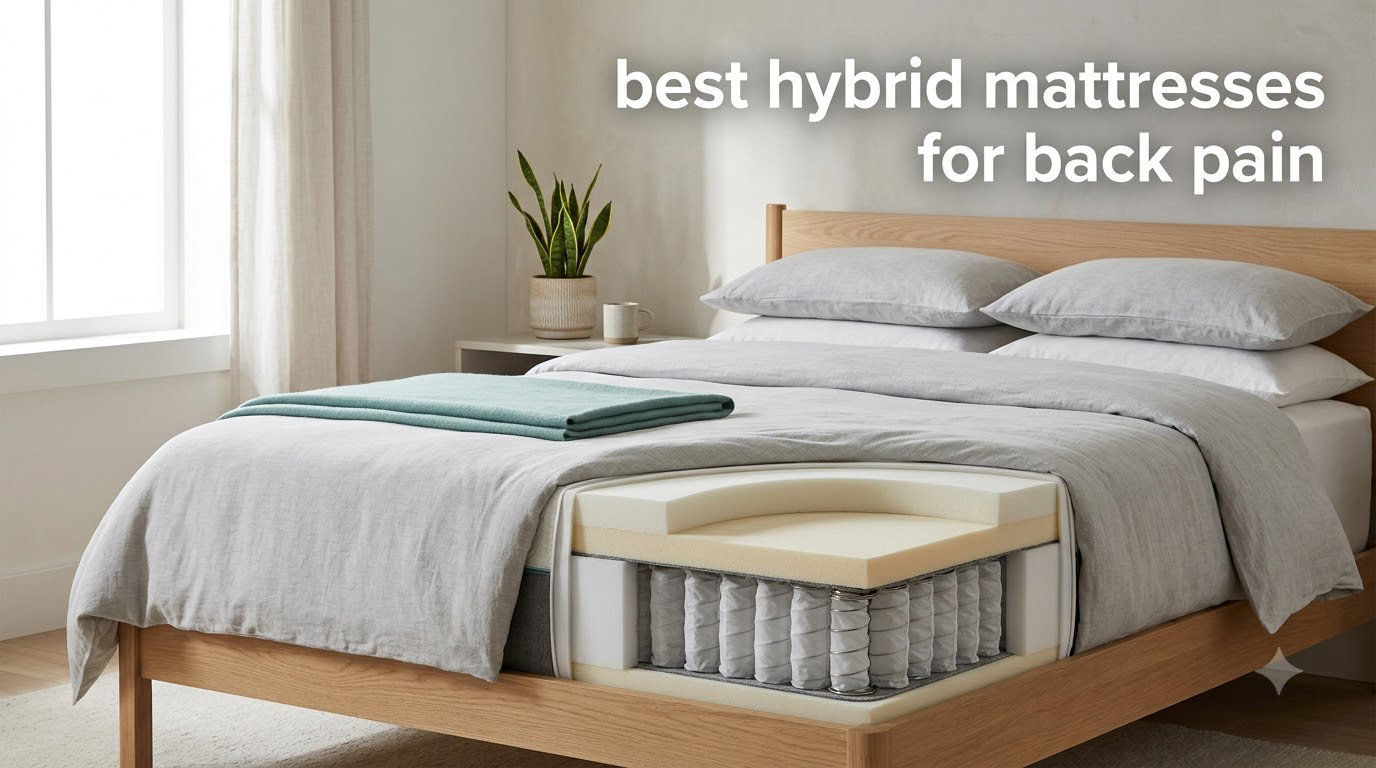best hybrid mattresses for back pain